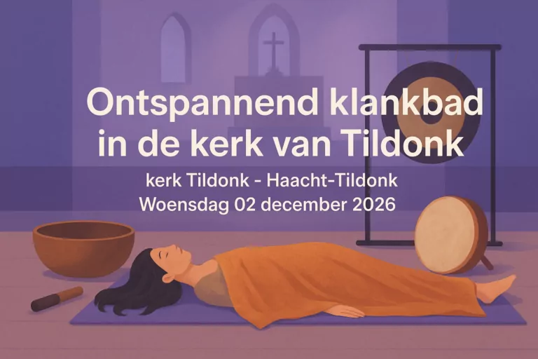 Ontspannend klankbad in de kerk van Tildonk