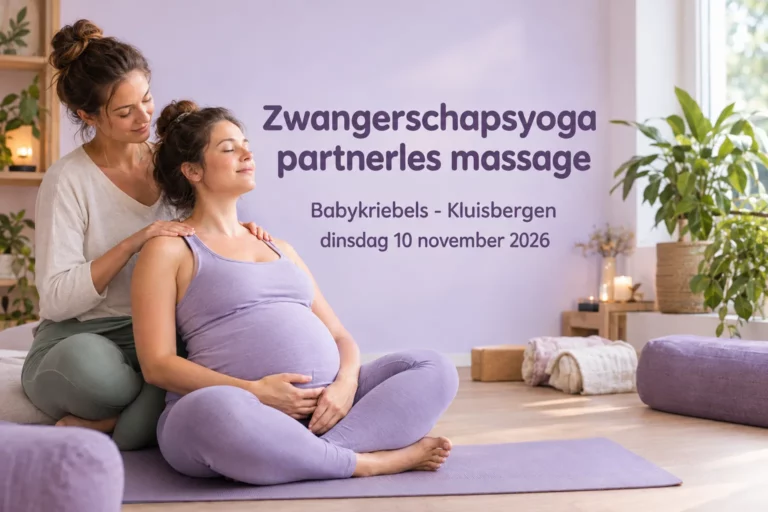 Zwangerschapsyoga partnerles massage