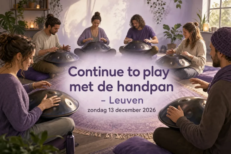 Continue to play met de handpan
