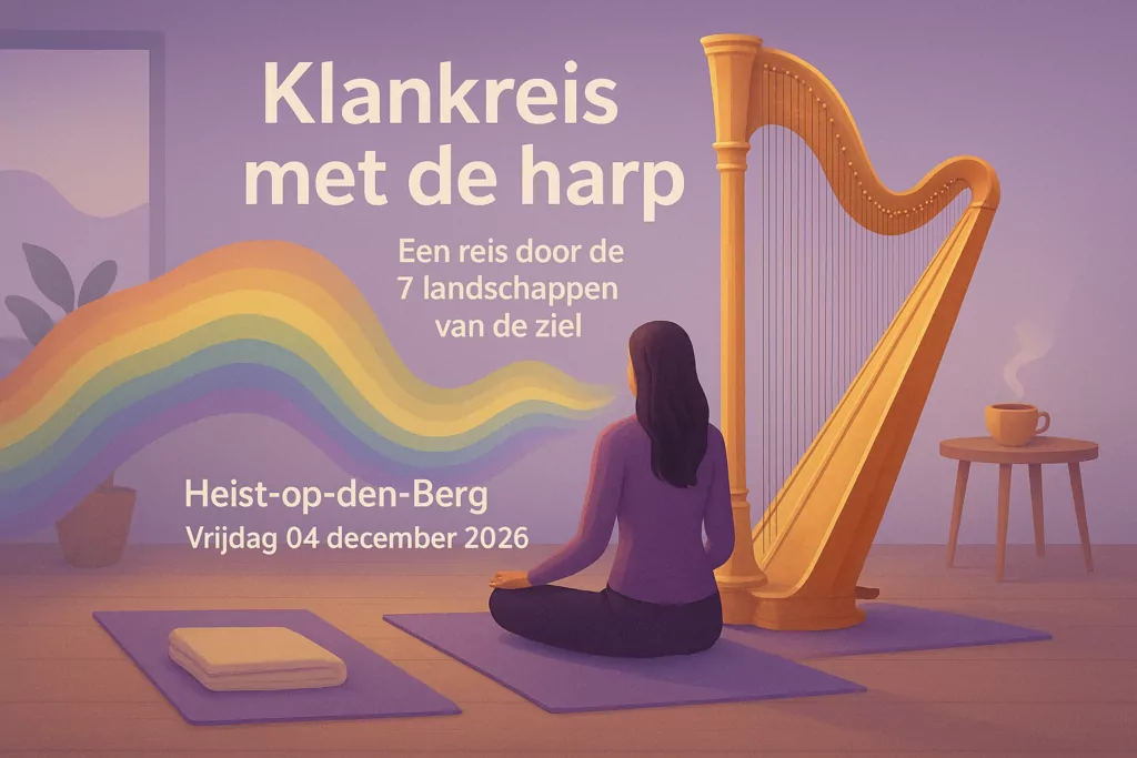 Klankreis met de harp: Een reis door de 7 landschappen van de ziel