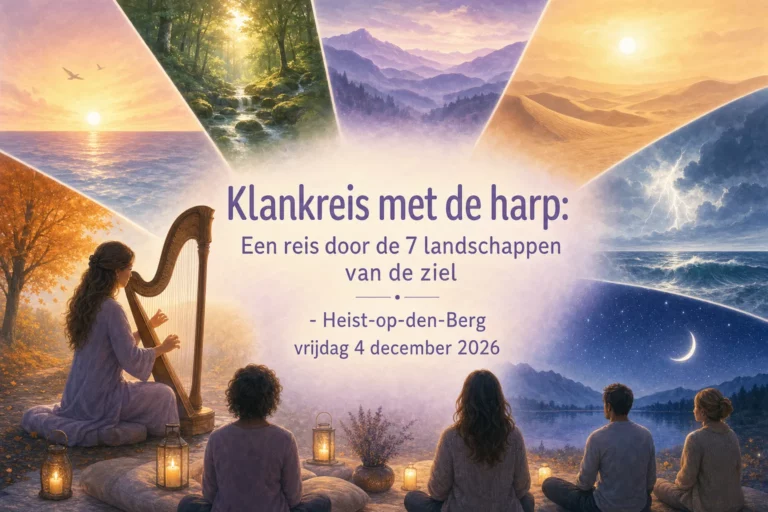 Klankreis met de harp: Een reis door de 7 landschappen van de ziel