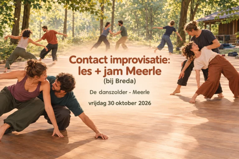 Contact improvisatie: les + jam Meerle (bij Breda)