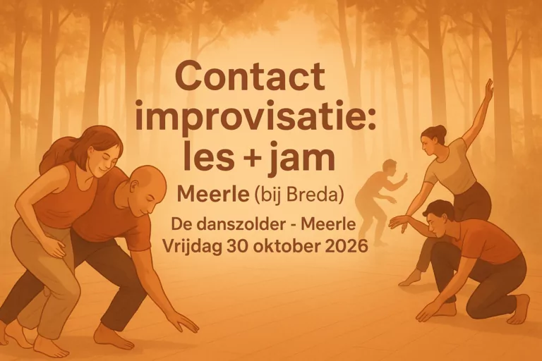 Contact improvisatie: les + jam Meerle (bij Breda)