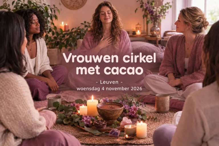 Vrouwen cirkel met cacao