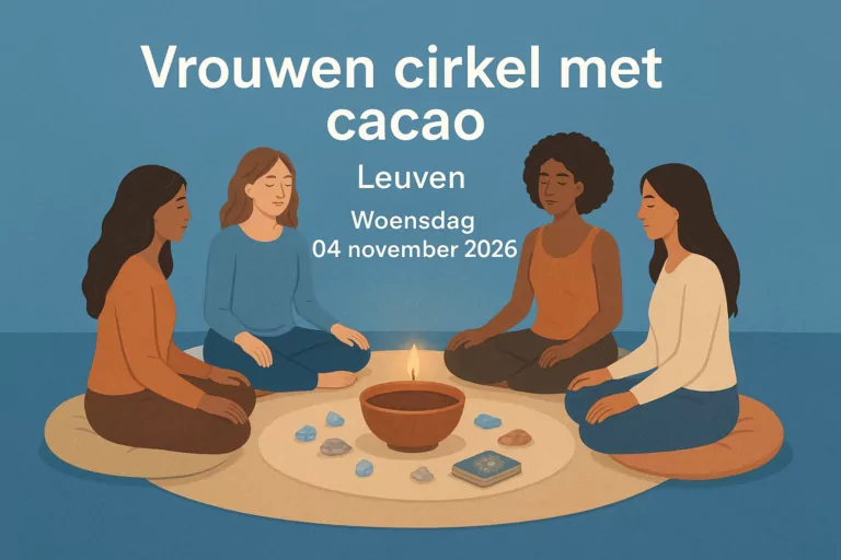 Vrouwen cirkel met cacao