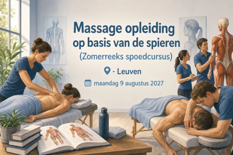 Massage opleiding op basis van de spieren (Zomerreeks spoedcursus)