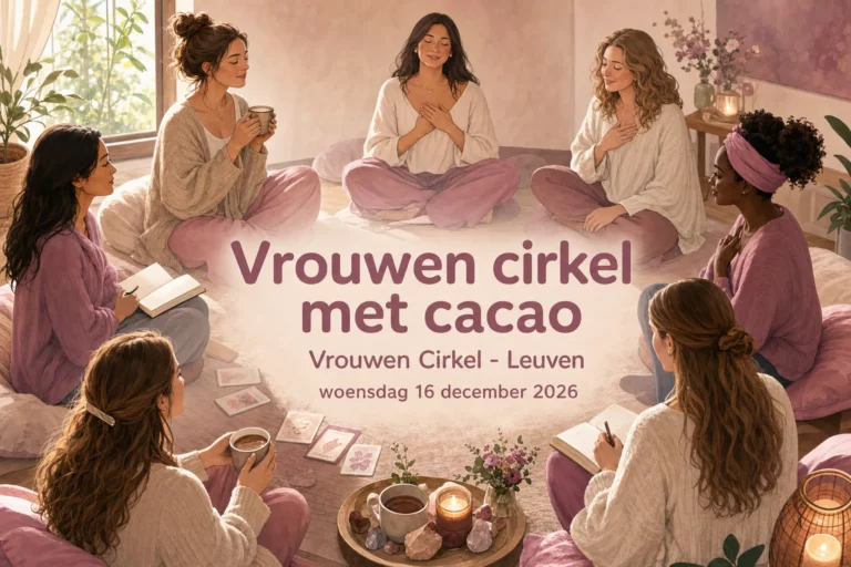 Vrouwen cirkel met cacao