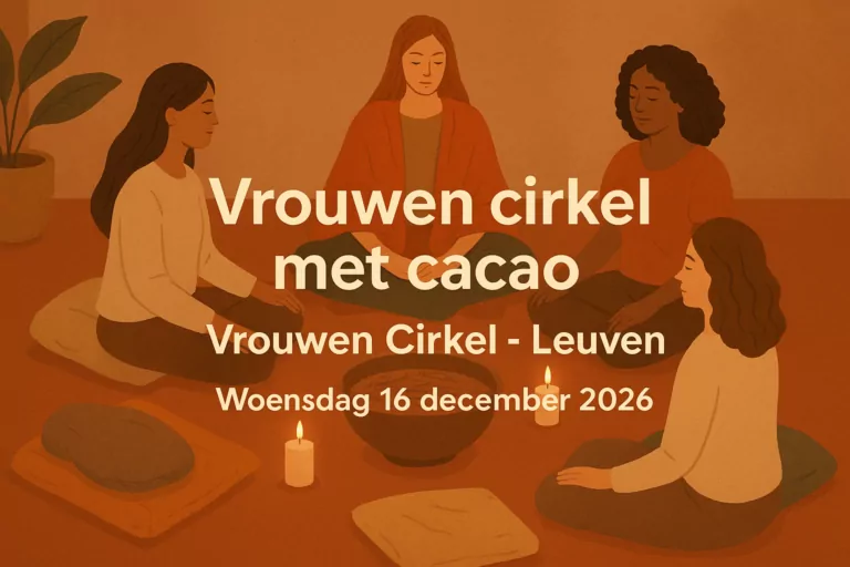 Vrouwen cirkel met cacao
