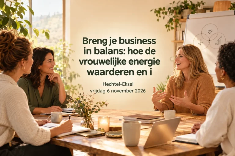 Breng je business in balans: hoe de vrouwelijke energie waarderen en i