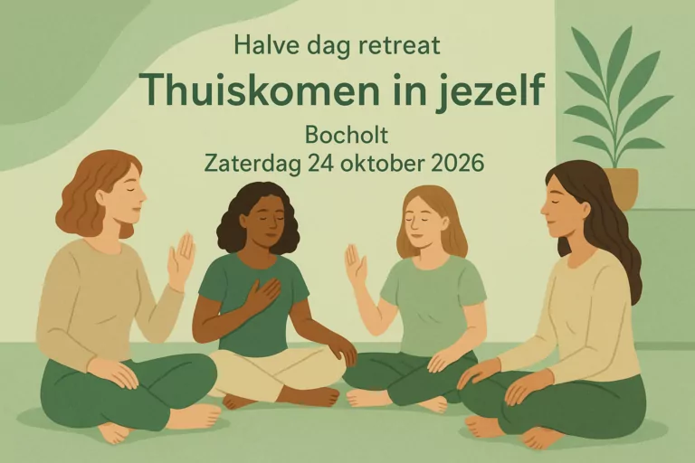 Halve dag retreat Thuiskomen in jezelf