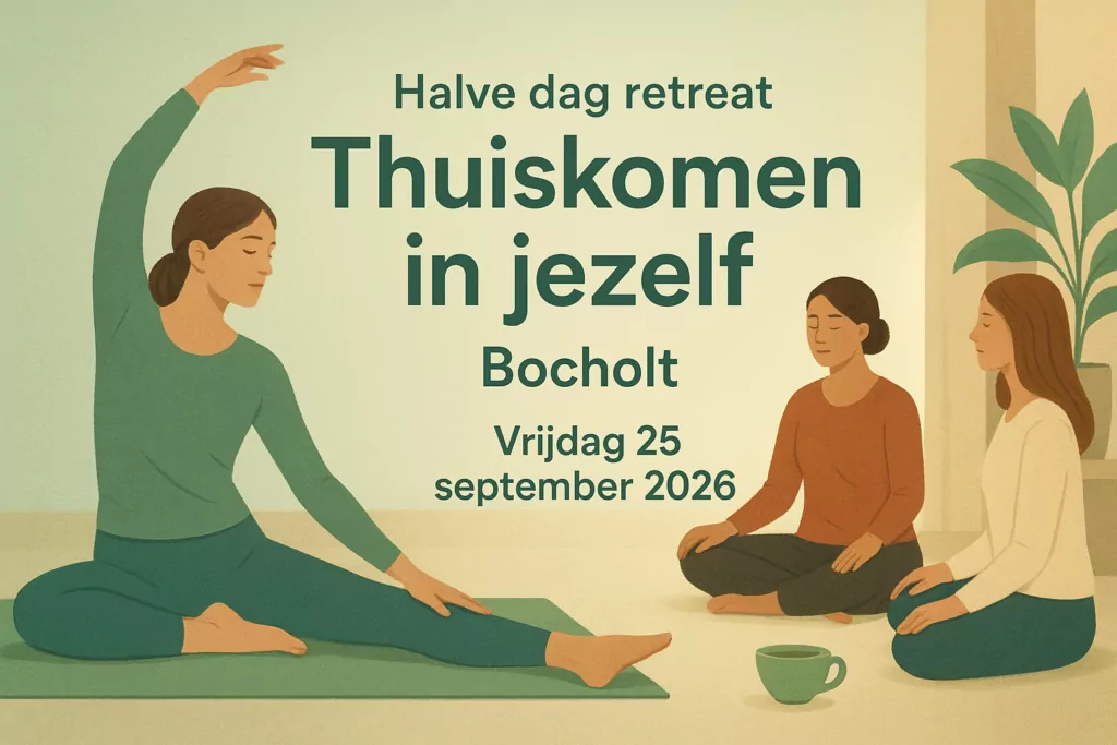 Halve dag retreat Thuiskomen in jezelf