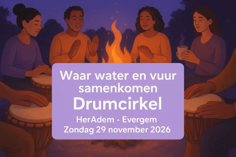 Waar water en vuur samenkomen - Drumcirkel
