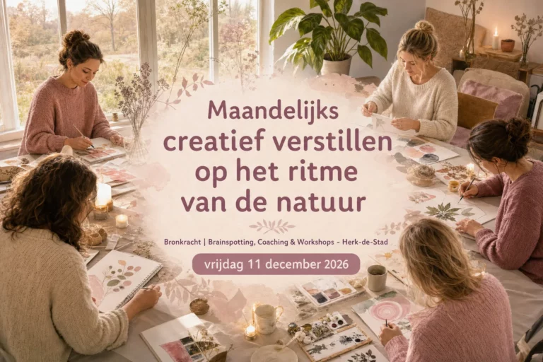 Maandelijks creatief verstillen op het ritme van de natuur