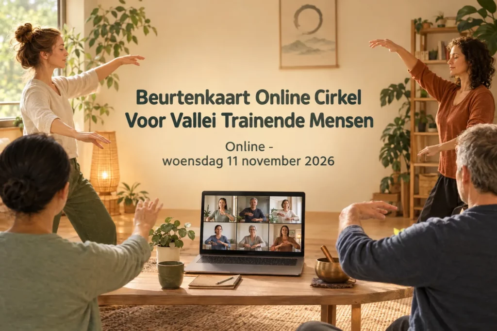 Beurtenkaart Online Cirkel Voor Vallei Trainende Mensen