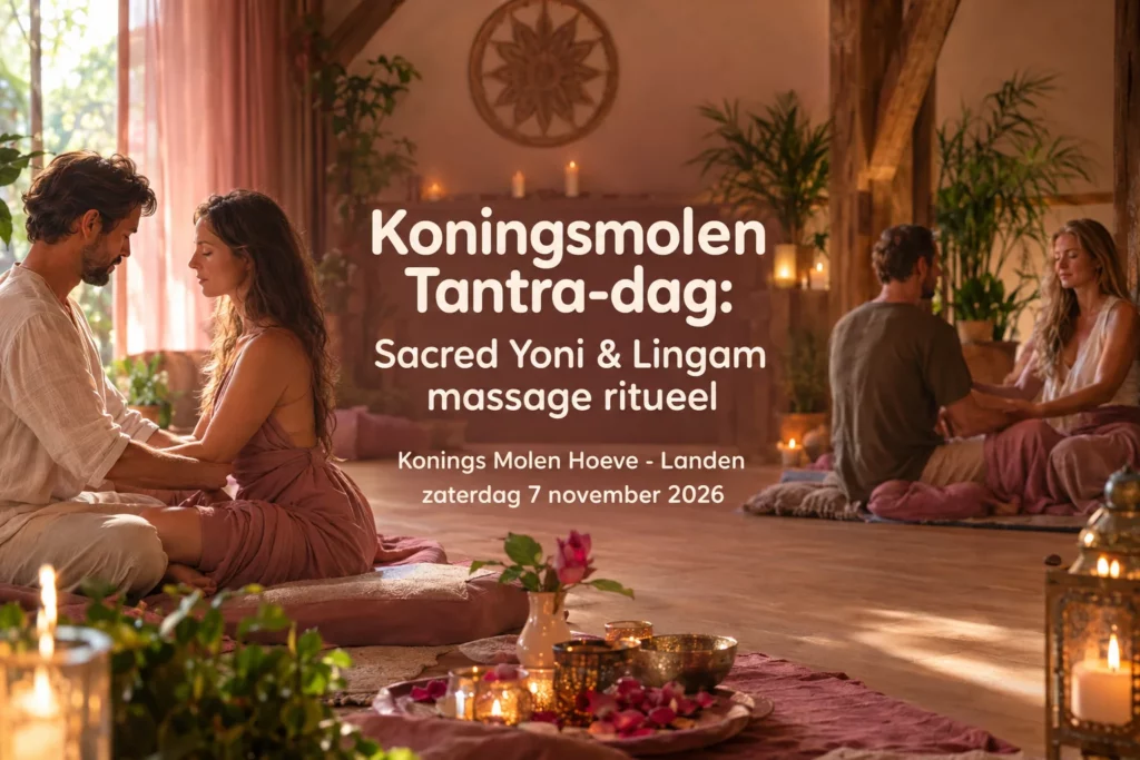 Koningsmolen Tantra-dag: Sacred Yoni & Lingam massage ritueel