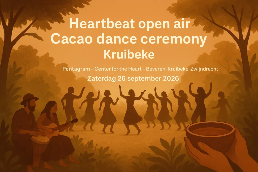 Heartbeat open air Cacao dance ceremony Kruibeke
