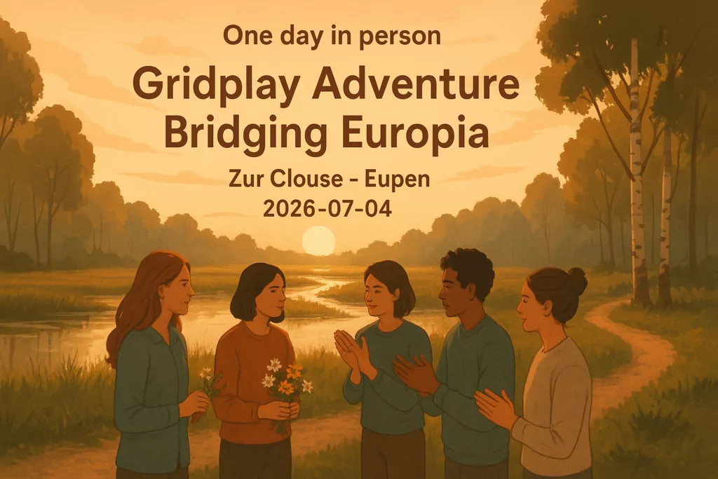 One day in person Gridplay Adventure Bridging Europia