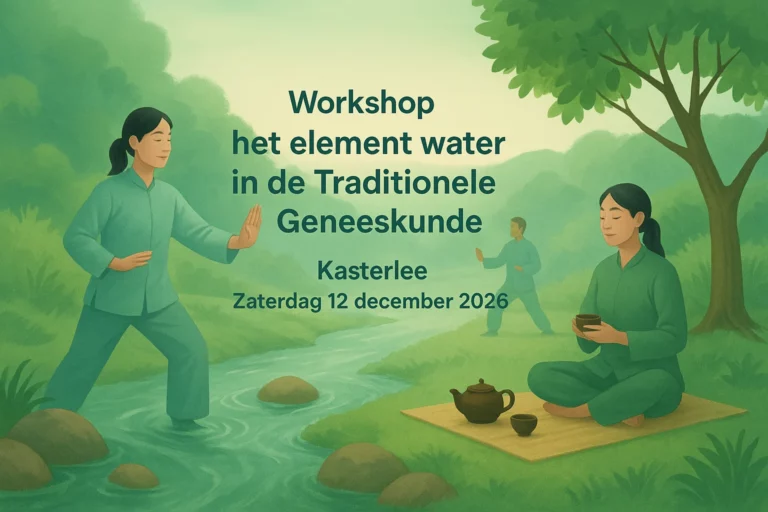 Workshop het element water in de Traditionele Chinese Geneeskunde