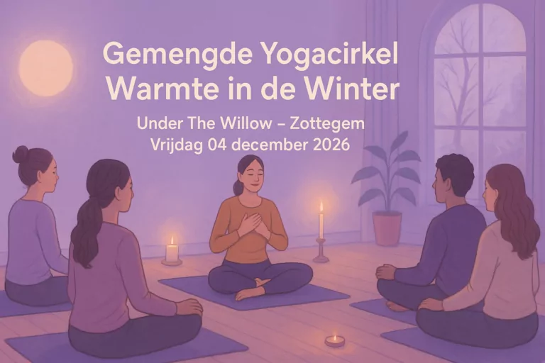Gemengde Yogacirkel Warmte in de Winter