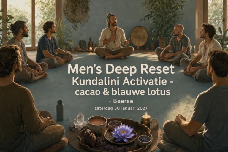 Men's Deep Reset Kundalini Activatie - cacao & blauwe lotus