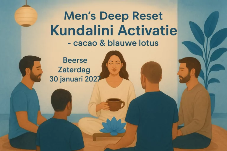 Men's Deep Reset Kundalini Activatie - cacao & blauwe lotus